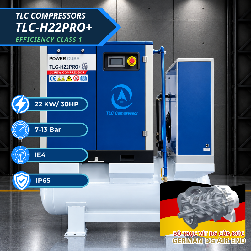 Máy Nén Khí Trục Vít Cao Áp TLC-H22PRO+ (30HP) 1 Máy Nén Khí Trục Vít Cao Áp TLC-H22PRO+ (30HP)