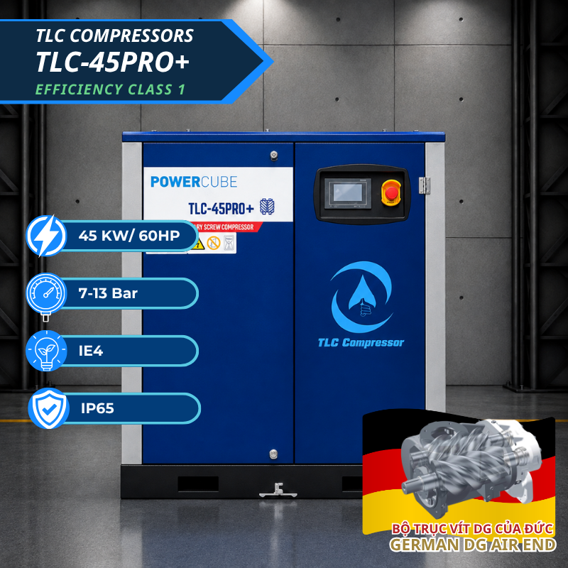 Máy nén khí TLC-45PRO+ (60HP) 1 Máy nén khí TLC-45PRO+ (60HP)