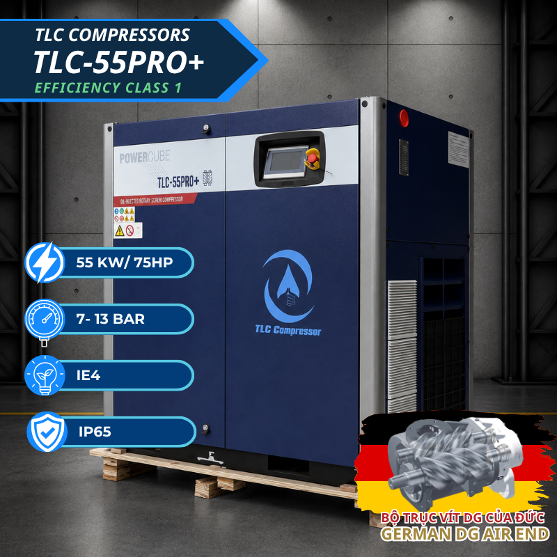 Máy nén khí TLC-55PRO+ (75HP) 1 Máy nén khí TLC-55PRO+ (75HP)