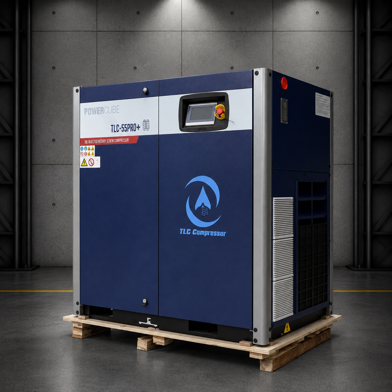Máy nén khí TLC-55PRO+ (75HP) 2 Máy nén khí TLC-55PRO+ (75HP) - Ảnh 2