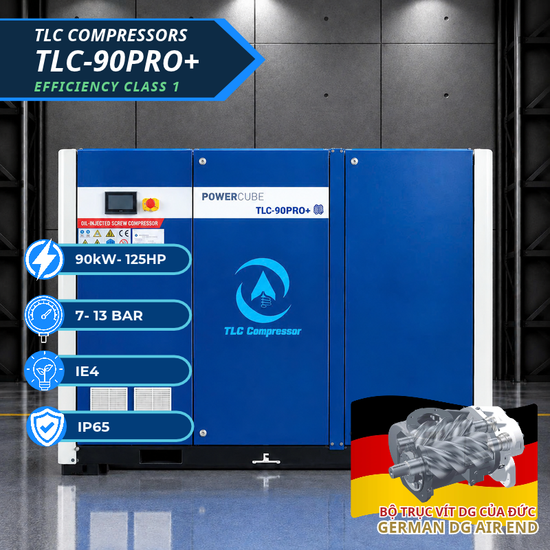 Máy nén khí TLC-90PRO+ (125HP) 1 Máy nén khí TLC-90PRO+ (125HP)