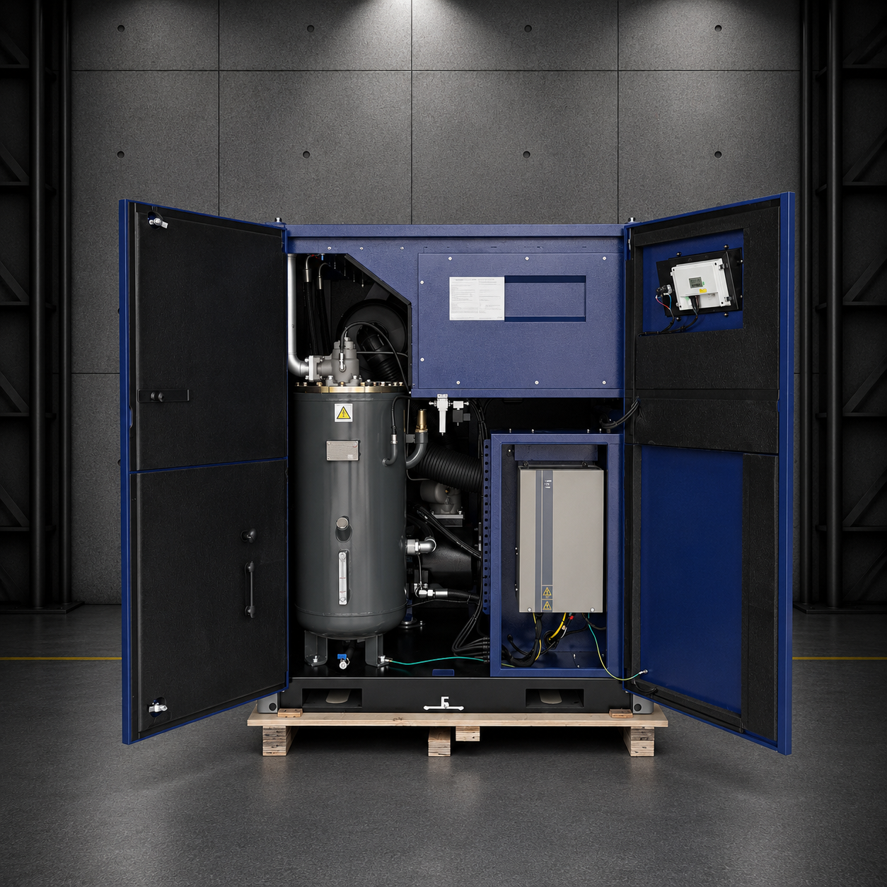 Máy nén khí TLC-55PRO+ (75HP) 3 Máy nén khí TLC-55PRO+ (75HP) - Ảnh 3