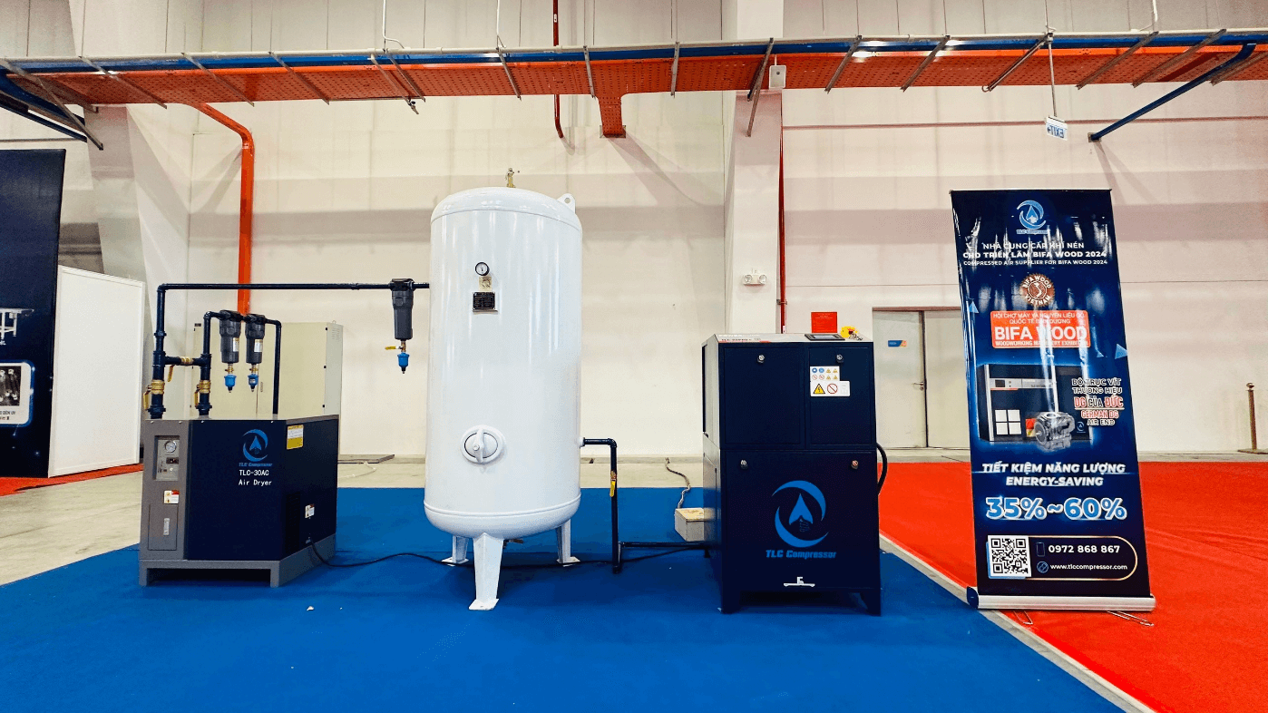 TLC chính thức trở thành nhà cung cấp khí nén cho BIFA Wood Việt Nam 2025 4 Nhà cung cấp khí nén