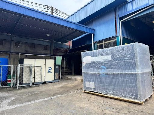 Máy nén khí TLC duy trì áp suất khí nén ổn định cho dây chuyền sản xuất
