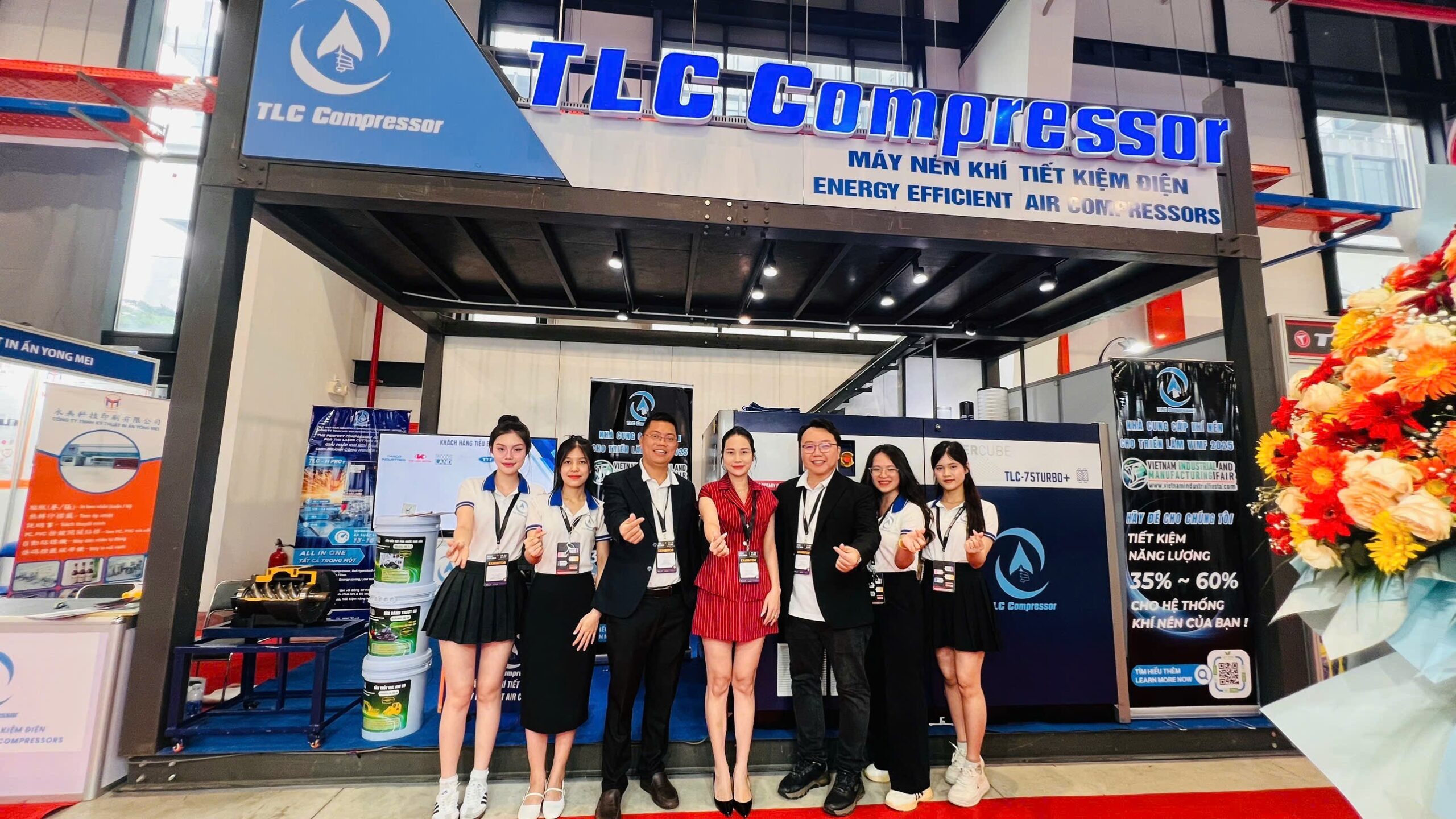 TLC COMPRESSORS – NHÀ CUNG CẤP KHÍ NÉN CHÍNH THỨC TẠI VIMF BÌNH DƯƠNG 2025 6 b scaled