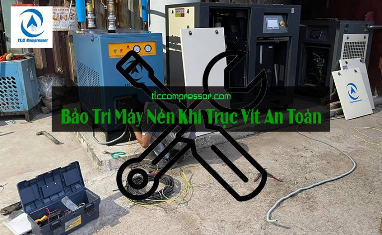 Bảo trì máy nén khí trục vít an toàn