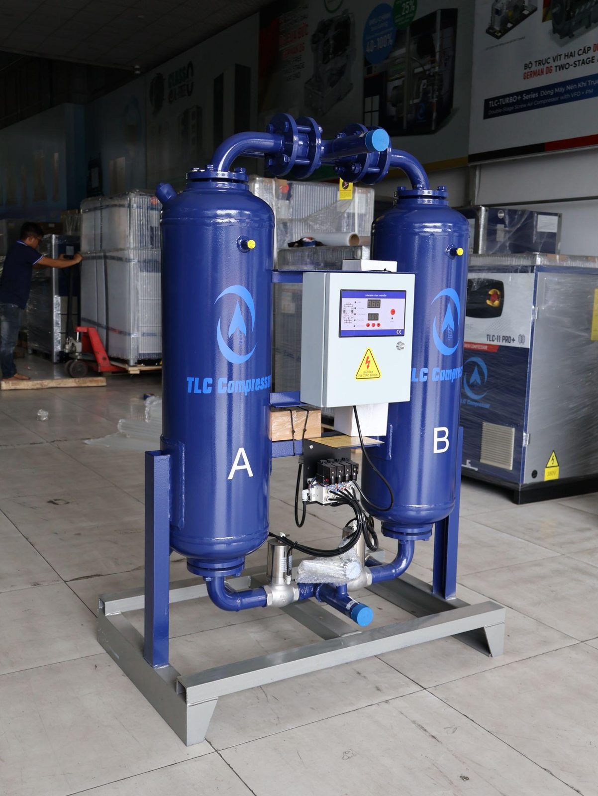 Thiết bị xử lý và lọc khí nén trong hệ thống máy nén khí
