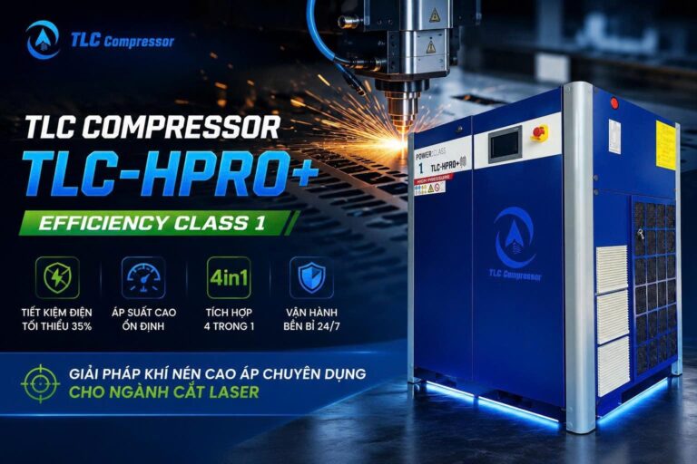 Máy nén khí cao áp TLC-HPRO+ cho ngành cắt laser