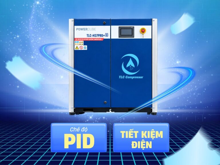 Máy nén khí công nghiệp biến tần tiết kiệm điện theo nhu cầu phụ tải