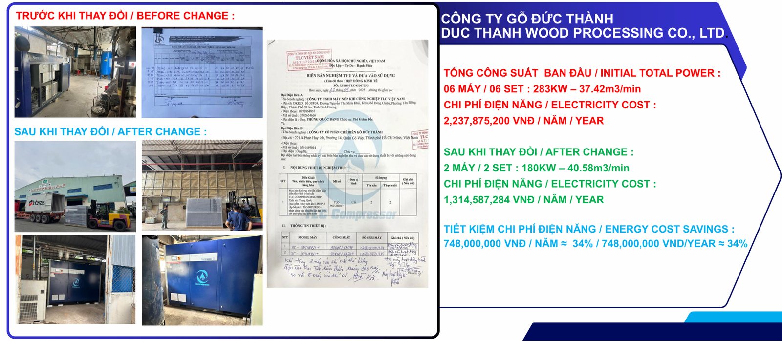 Máy Nén Khí TLC Tiết Kiệm Điện 35% ~ 60%: Con Số Này Đến Từ Đâu? 17 Điều phối nhiều máy nén khí thông minh của TLC