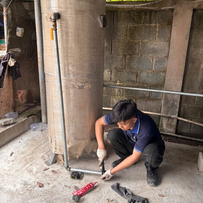 Hoàn thiện đường ống dẫn khí tại công trình