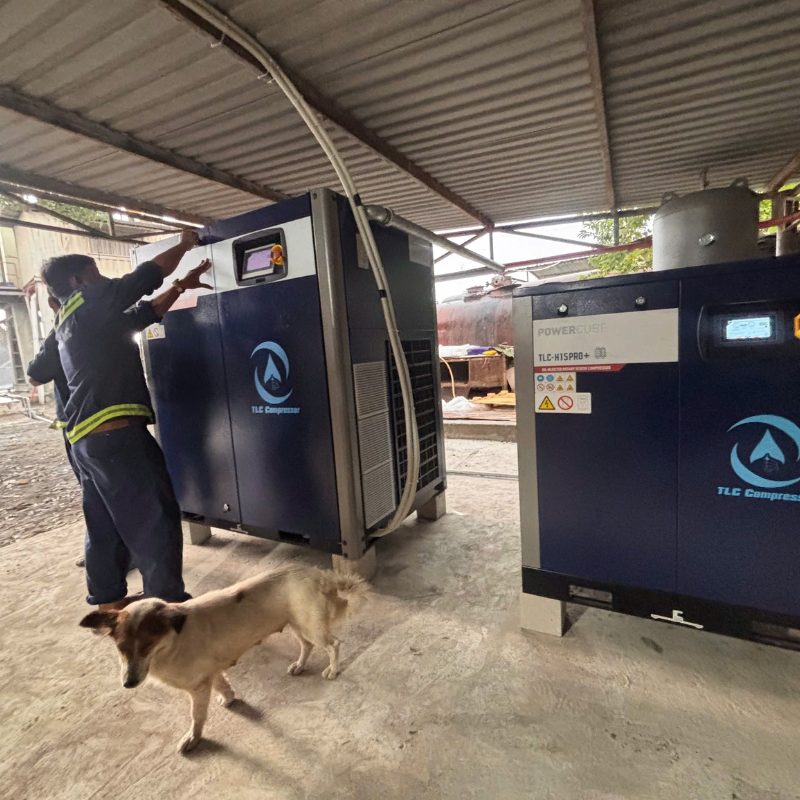 Chạy thử và kiểm tra vận hành máy nén khí TLC