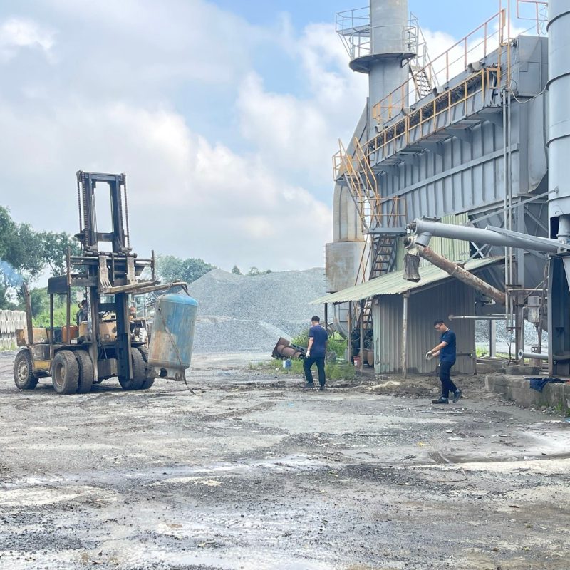 Bố trí bình chứa khí trong hệ thống khí nén