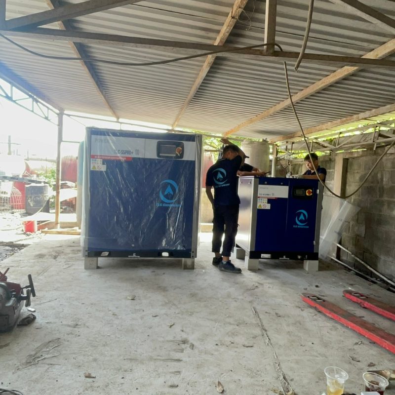 Lắp đặt đường ống dẫn khí cho hệ thống