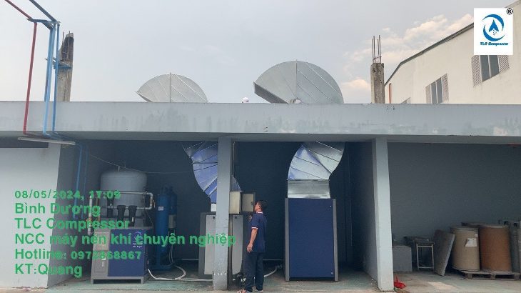 Nhiệt độ môi trường ảnh hưởng thế nào đến hiệu suất máy nén khí? 8 Máy nén khí biến tần TLC tối ưu công suất theo nhu cầu khí nén