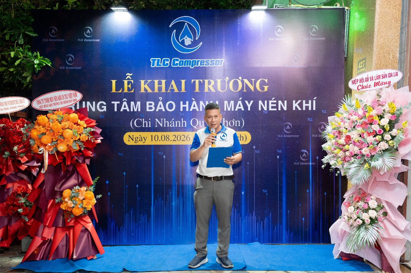 TLC khai trương Trung tâm Bảo dưỡng Máy nén khí tại Quy Nhơn 17 Không khí giao lưu tại lễ khai trương TLC Quy Nhơn