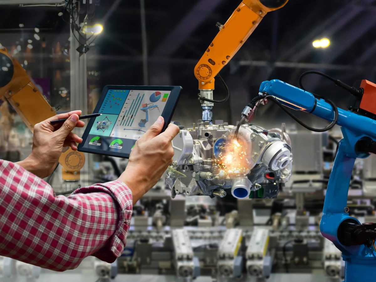 Cơ cấu khí nén trong hệ thống robot và dây chuyền tự động hóa