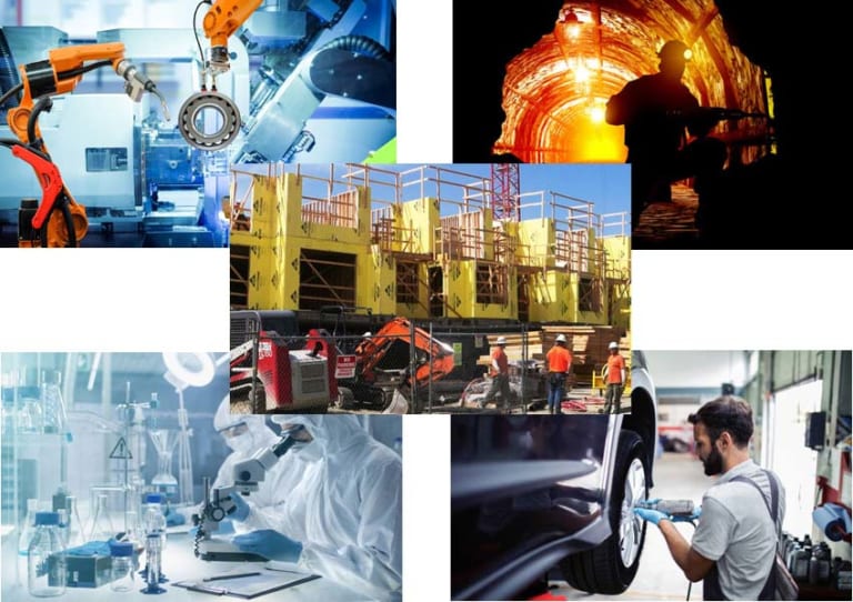 Ứng Dụng máy nén khí trong công nghiệp